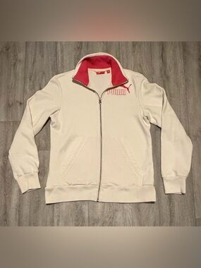 Puma Women's Size Large Logo Full Zip Sweatshirt